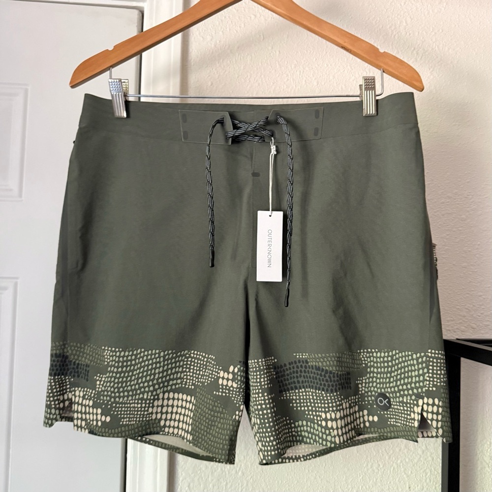 NWT‎ OUTERKNOWN men’s sage olive green shorts
